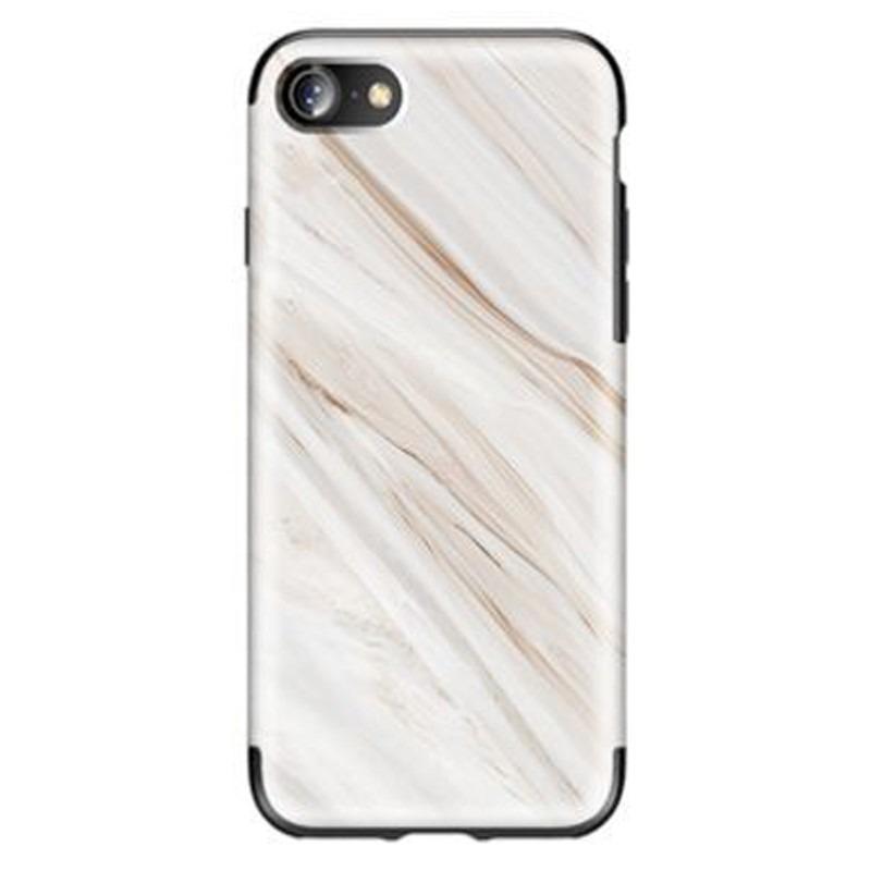 เคสไอโฟน เคสลายหินอ่อน iPhone 7/8 ROCK Origin White Marble - เคสไอโฟน 7/8 (หินอ่อน สีขาว)