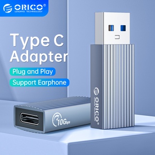 Orico อะแดปเตอร์สายเคเบิล USB เป็น Type C OTG ตัวผู้ เป็น Type C ตัวเมีย USB 3.1 10Gbps หัวส่งข้อมูล OTG เชื่อมต่อ (AH-AC10)