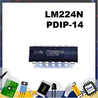 LM224 Op - Amps PDIP-14  32 V -25°C TO 85°C LM224N  TEXAS INSTRUMENTS 5-4-9