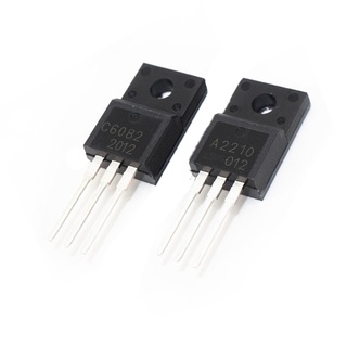 A2210 C6082 ทรานซิสเตอร์ 2SA2210 2SC6082  TO-220F Silicon PNP NPN 50V 15A Power Bipolar Transistor TO220