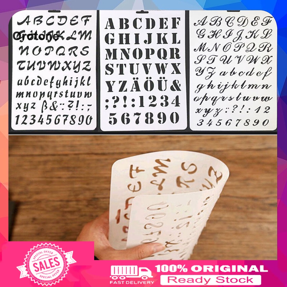 {bxb} จดหมายกลวงตัวอักษรจํานวนลายฉลุภาพวาดสมุดกระดาษการ์ดหัตถกรรม