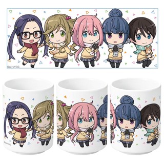 Yuru Camp Japanese Teacup / นาเดชิโกะ Nadeshiko ยูรุแคมป์ โลลิตั้งแคมป์ แก้วเซรามิค ถ้วยชาแบบญี่ปุ่น