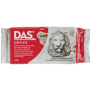 (โค้ดINCSM4Lขั้นต่ำ49ลด20) ดินปั้นสีเทา DAS Air Dry Modelling Clay Stone 348200