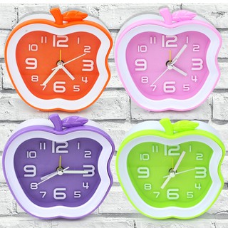   นาฬิกาปลุก รูปแอปเปิ้ล Alarm Clock  XD959 (สินค้าคละสี) รุ่น AlarmClock-00d-song