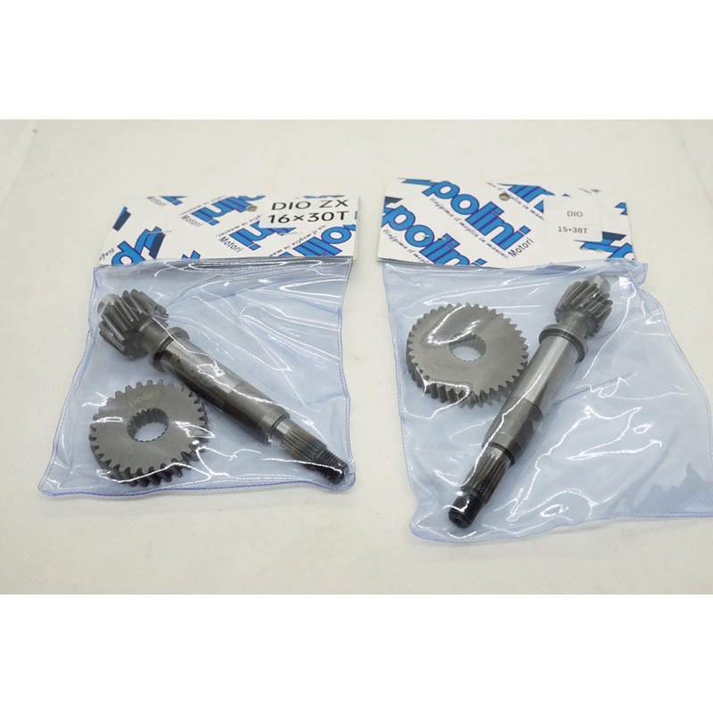 เฟืองขับdio zx polini 15-38 *16-38* 16-30T