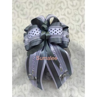 เน็ตติดผม Sumalee งาน Handmade สีเทา