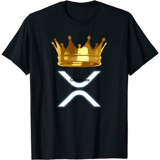 เสื้อยืดลําลอง แขนสั้น พิมพ์ลายบล็อกโซ่ Xrp Merchandise Cryptocurrency เหมาะกับการเล่นกีฬา สําหรับผู้ชาย