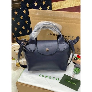 Longchamp LE PLIAGE CUIR TOP HANDLE BAG