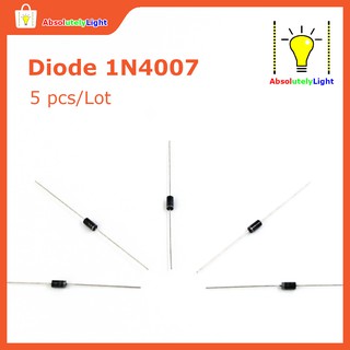 ไดโอด 1A 1000V Diode 1N4007 กันไฟย้อน Blocking Diode