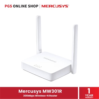 Mercusys MW301R (ไวร์เลสเร้าเตอร์) 300Mbps Wireless-N Router