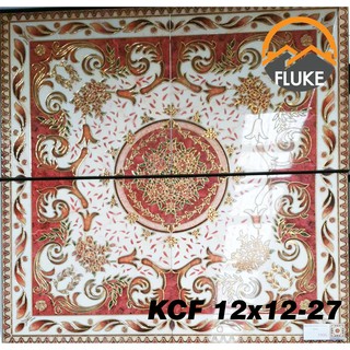 กระเบื้อง ตกแต่ง ขนาด 60ซม x 60ซม จำนวน 4 แผ่นต่อชุด-KCF12x12-27