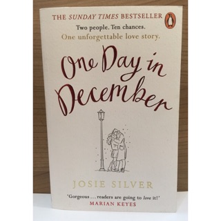 Bestseller!! One day in December นิยายภาษาอังกฤษสุดโรแมนติก มือหนึ่ง พร้อมส่ง!!