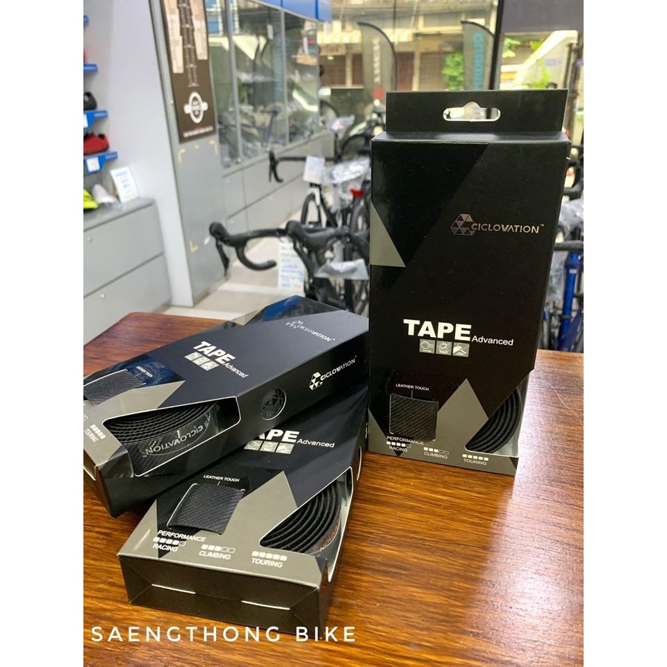 ผ้าพันแฮนด์เสือหมอบ Ciclovation รุ่น Advance Carbon 2D และ FeatherLite โฟมนุ่ม สุดเบา