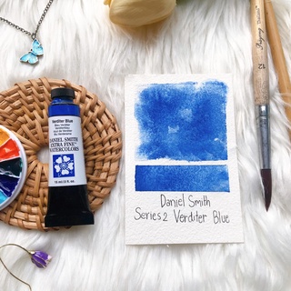 สีน้ำ Daniel Smith เกรดอาร์ตติส Series 2 สี Verditer Blue แบ่งขาย2ml.