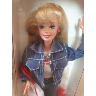 Mattel CHUCKE CHEESES Barbie (1995) **กล่องไม่สวย หนังยางรัดผมเสื่อม** 14615 #91#