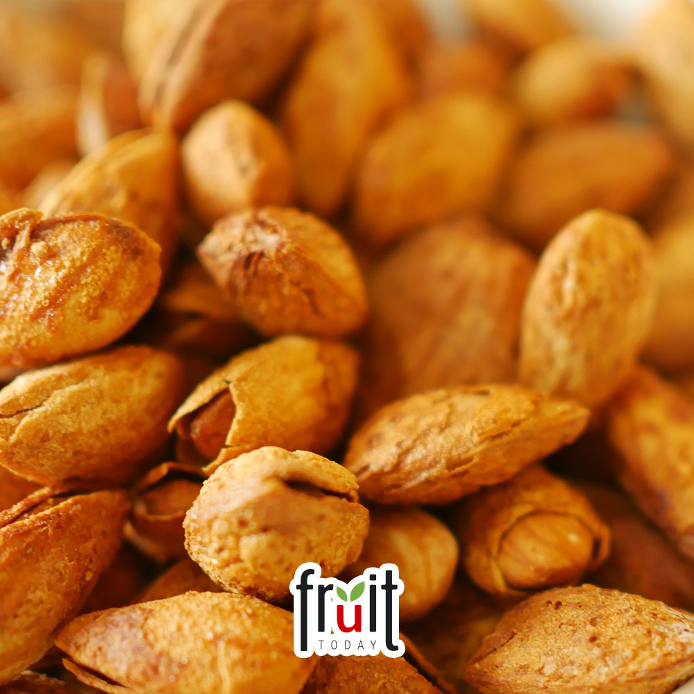 ถั่วอัลม่อน อบพร้อมเปลือก(ขนาด200กรัม) Almond nuts ople.buarawong