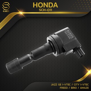 คอยล์จุดระเบิด HONDA JAZZ GE i-vtec / CITY GM i-vtec / FREED / BRIO AMAZE / L12 - SCH-011 - SURES - 30520-RBO-S01