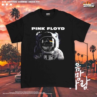 เสื้อยืดวงดนตรีถูกสุดๆเสื้อยืด พิมพ์ลาย PINK FLOYD BAND MUSIC MERCH MUSIC UNISEX สีชมพูรหัสเต็มall size