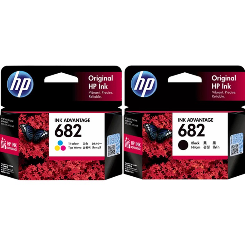 ตลับหมึกแท้ HP 682 BK+CO