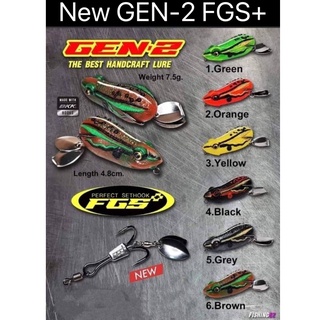 กบยาง FISHINGEZ GEN 2 FGS+  ฟิชชิ่งอีซี่ ez 48mm./ 12กรัม New 2022 ส.ค. FGS+