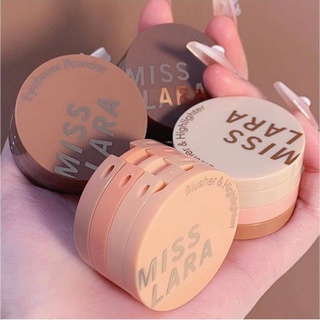 Miss lara NO:MS-53 พาเลตต์บลัชออนแต่งหน้า 3 สี สีแดง ติดทนนาน พกพาสะดวกในการใช้งานพาเลท ที่มีเม็ดสีสูงและมีชีวิตชีวารวมถึงเนื้อแมตต์และชิมเมอร์ดูง่าย