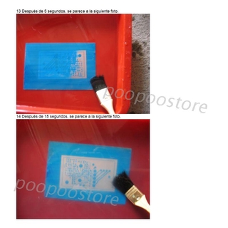 Po Photoresist ฟิล์มสีฟ้า 100 กรัมสําหรับ Diy Pcb Dry Film