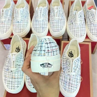 รองเท้าผ้าใบ Vans Authentic Woven Plaid "Marshmallow