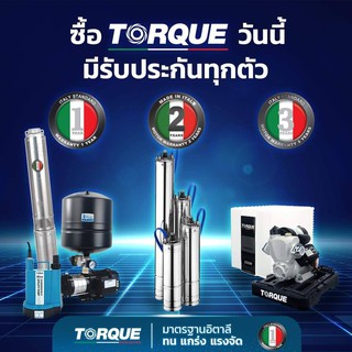 TORQUE ปั๊มบาดาล ซัมเมิส 2นิ้ว 2HP 8ใบ 220V รุ่น-TQ-SP-8BH08S ปั้มบาดาล ดูดน้ำบาดาล ปั๊มน้ำบาดาล อุปกรณ์ครบชุด