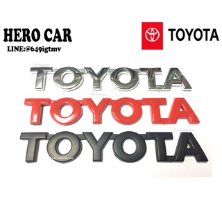 โลโก้ LOGO TOYOTA​ ติดท้ายรถยนต์​ TOYOTA งานส่งศูนย์  ขนาด ยาว16cm.สูง3cm.