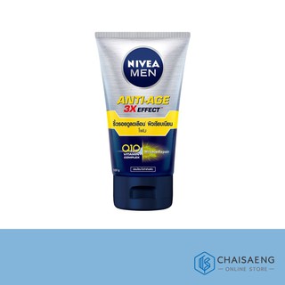 Nivea Men Anti-Age 3X Effect Foam นีเวีย เมน แอนตี้-เอจ โฟม 100 กรัม