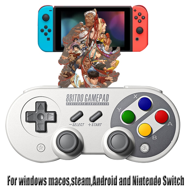 8Bitdo Gamepad สําหรับ Nintendo Switch Android Controller จอยสติ๊กไร้สายบลูทูธเกม Controller SF30 Pr