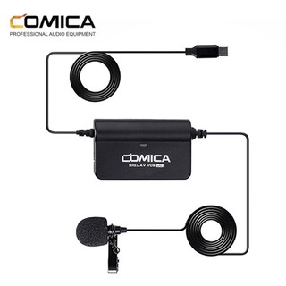 ไมโครโฟน COMICA CVM-SIG.LAV V05 Multi-functional SINGLE Lavalier Microphone USB Type-C For Smartphone &amp; Camera