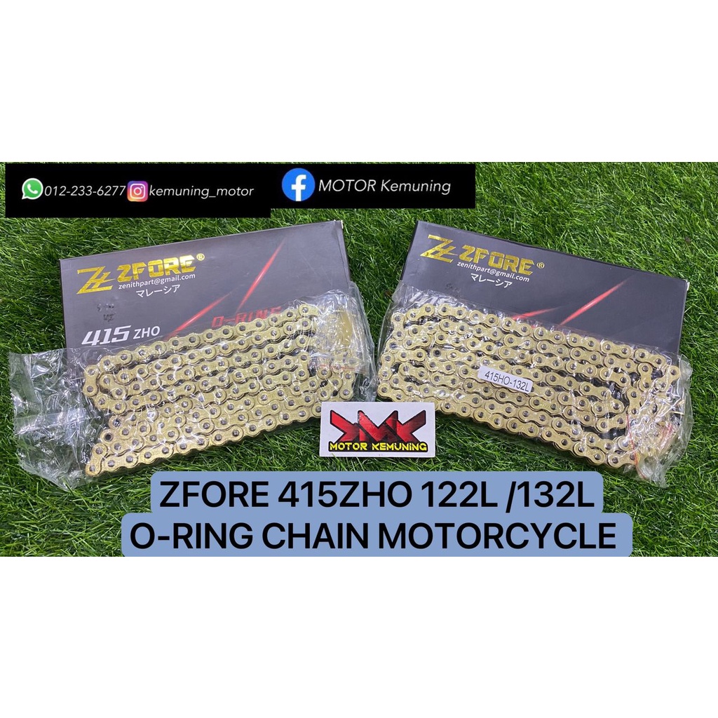 ZFORE 415ZHO 122L/132L O-RING CHAIN MOTORCYCLE / VFORE 415H 122L/132L โซ่รถจักรยานยนต์