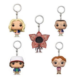 ใหม่ พวงกุญแจฟิกเกอร์ PVC รูปตุ๊กตา Funko POP Movie Stranger Things Demogorgon สําหรับเก็บสะสม