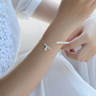 S925สร้อยข้อมือเงิน 92.5%[No. 10]