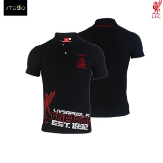 [สินค้าลิขสิทธิ์แท้ 100%] เสื้อ POLO LIVERPOOL 023 BLACK แท้ 100%