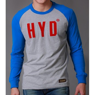 Hydrogent  เสื้อไฮโดรเจนท์ สกรีน HYD แขนยาว ผ้าดีที่สุด ผ้านุ่มมากที่สุด