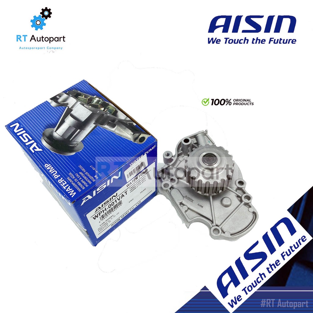 Aisin ปั๊มน้ำ Honda Accord G4 ปี90-93 G5 ปี94-97 F20B F22 G6 ปี1998-02 / ปั้มน้ำ ปั๊มน้ำรถยนต์ 19200