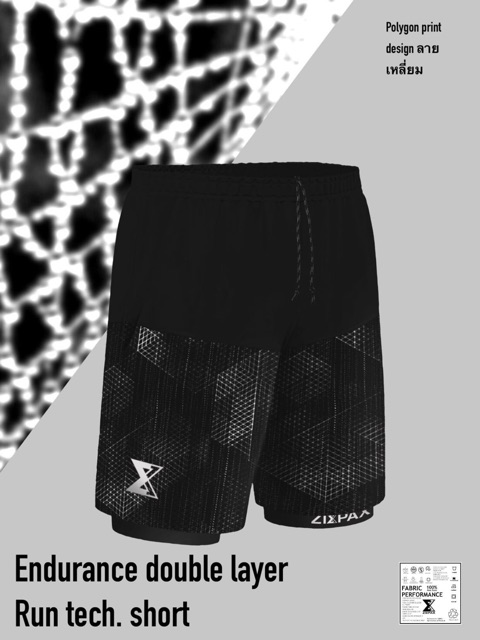 Zixpax P620กางเกงวิ่ง ????????‍♂️????????‍♂️ รุ่น 7inchs 2In