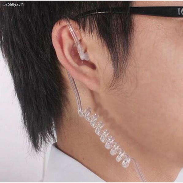 walkie-talkieเครื่องส่งรับวิทยุ✠﹊หูฟัง Mic FBI วิทยุสื่อสาร Kenwood BAOFENG UV5R BL-5 IC-V90/UV95 แล