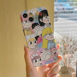 เคสโทรศัพท์มือถือ กันกระแทก ลายการ์ตูนเด็กผู้หญิงน่ารัก แฟชั่น สําหรับ iPhone 14Promax 14 13Promax 13 12Promax 12 11Promax 11