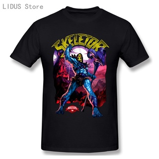 ผ้าฝ้ายคอกลมเสื้อยืด คอกลม ผ้าฝ้าย พิมพ์ลาย Evil Villain He-Man สําหรับผู้ชายfrom S-4XL