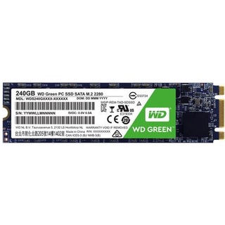 WD SSD 240GB M.2 GREEN 3D NAND Model : WDSSD240GB-M.2-GREEN-3D