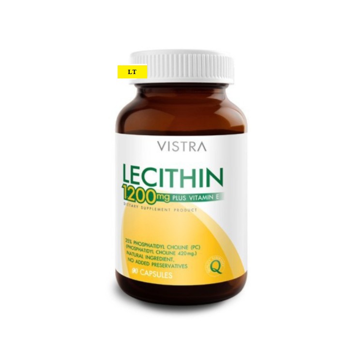 Vistra Lecithin 1200 mg 90 เม็ด วิสตร้า เลซิติน