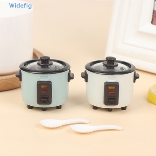 Widefig หม้อหุงข้าว ขนาดเล็ก 1:12 สําหรับบ้านตุ๊กตา