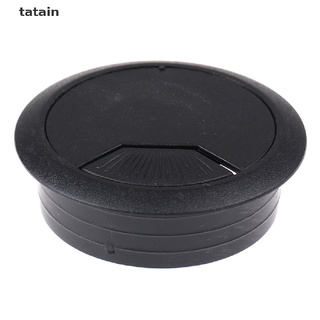 [TAT] 50mm Computer Desk Grommet Table Cap Cover Hole Outlet Wire Cable Plastic CVX