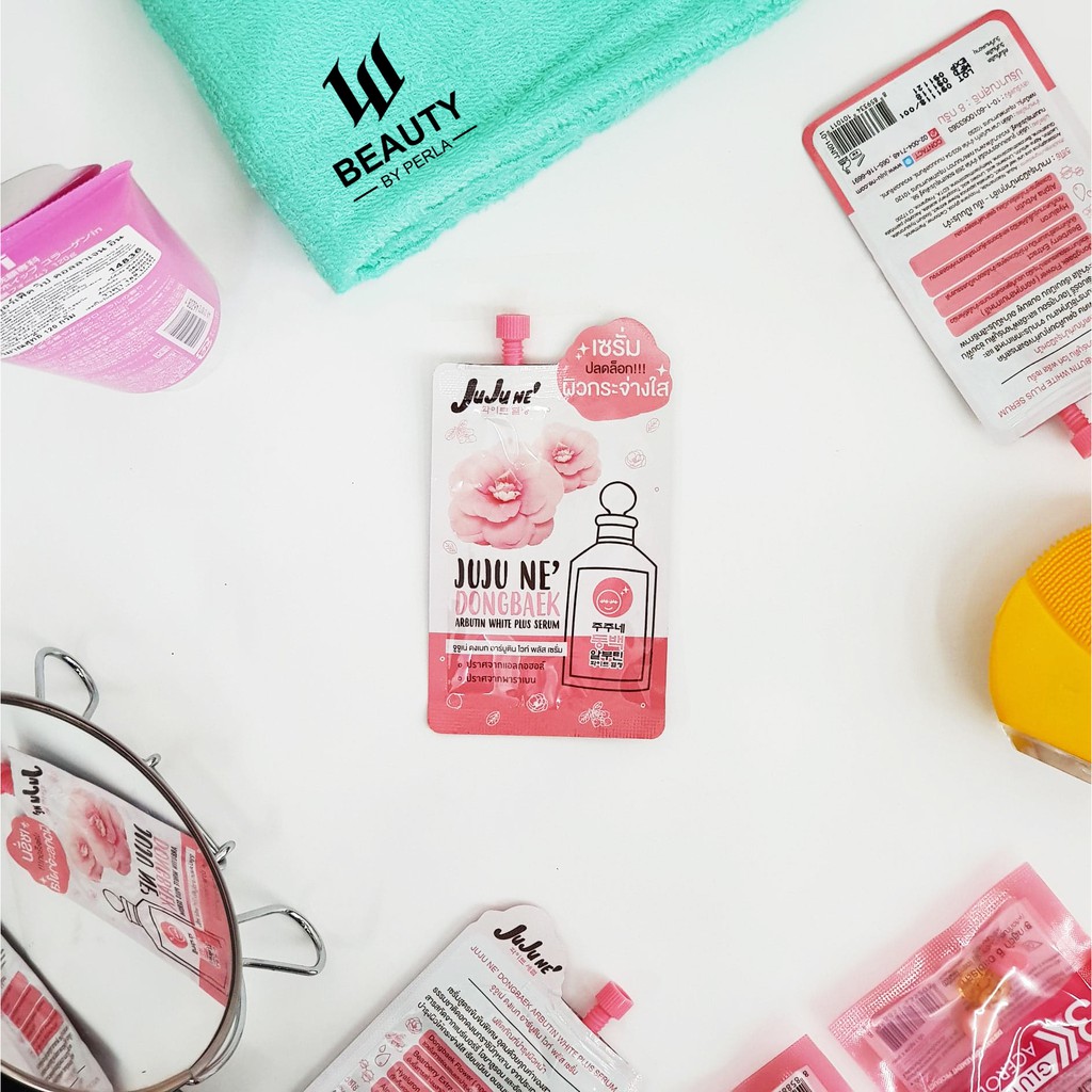 🌹 JuJuNe' Dongbaek Arbutin White Plus Serum 🌹 จูจู เน่ ดงเบก อาบูติน ไวท์ พลัส เซรั่ม 🌹 กระจ่างใสเรี