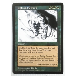 MTG Card Black Core - Vintage Set - Sorcery - Splendid Genesis (Magic: The Gathering - English Proxy Card)