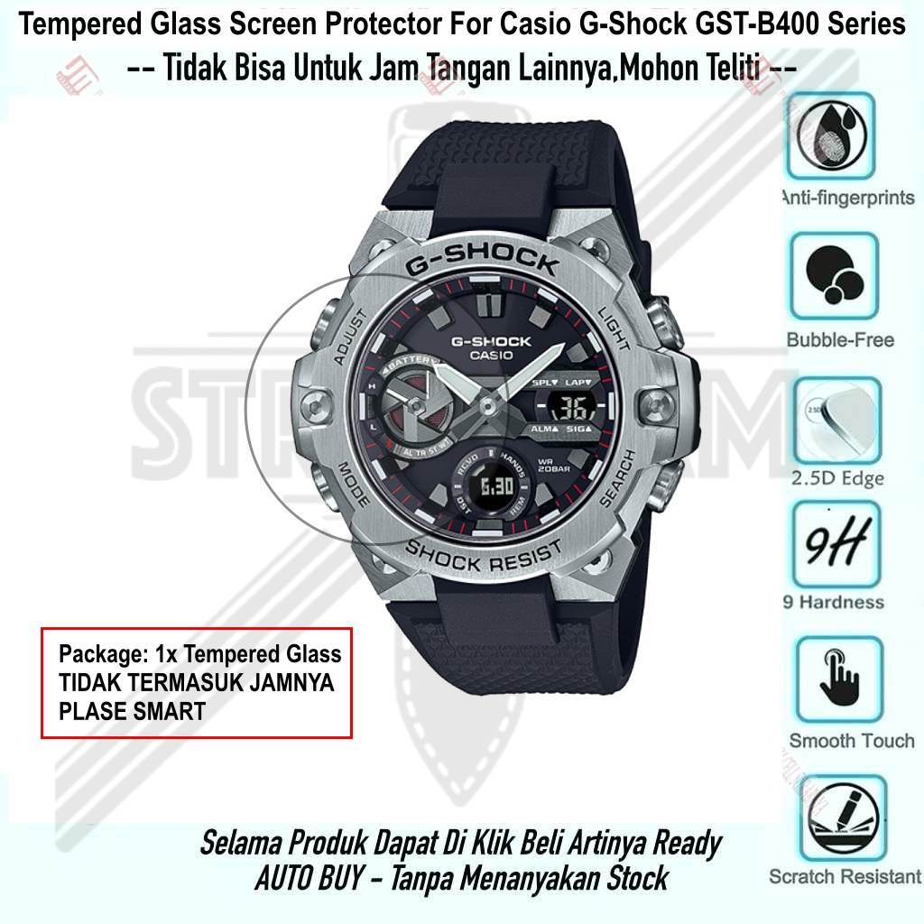 ฟิล์มกันรอย Casio G-Shock GST-B400 Series - ฟิล์มกันรอยหน้าจอกระจกนิรภัย