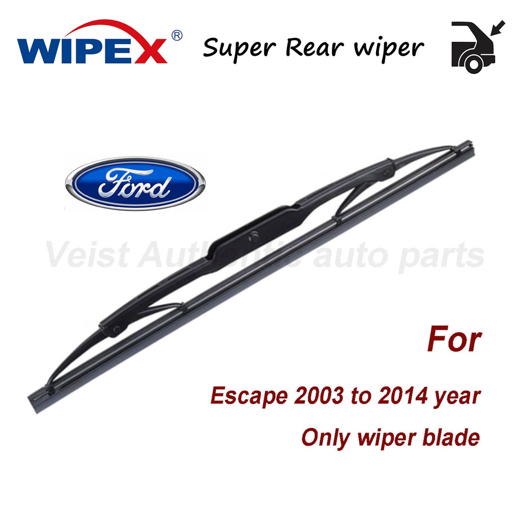 ใบปัดน้ําฝนด้านหลัง สําหรับ Ford Escape 16T-G ปี 2003 ถึง 2014 (ยาง + กรอบ)